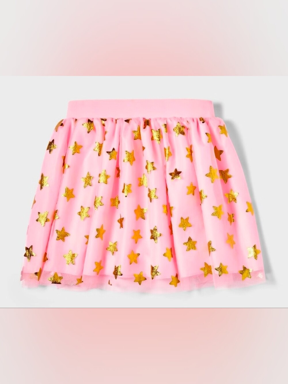 NEW Gigglescape Pretend Play Tutu Pink Gold Stars Girls Adjustable Fit Ages 2-6